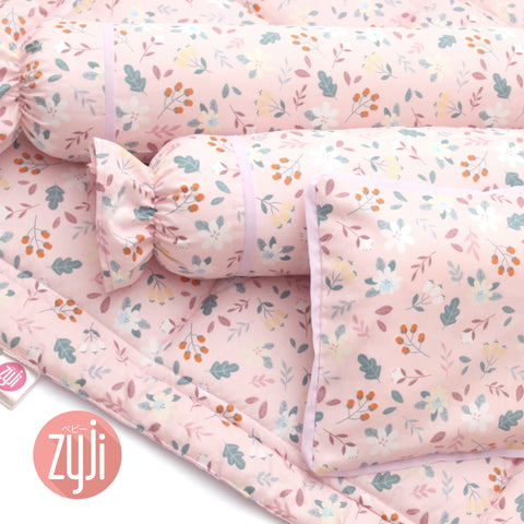 Hanna Peach Bedding Set 24x47
