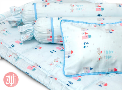 Winter Village Bedding Set 26x38
