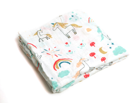 Unicorn Bliss - Muslin Blanket