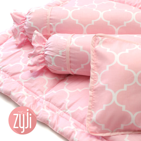 Moroccan Pink Bedding Set 24x47