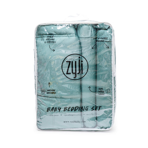 Luxury Emerald Baby Bedding Set