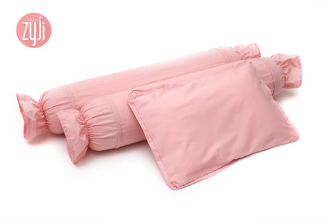 Luxury Salmon Pink Pillowcase Set
