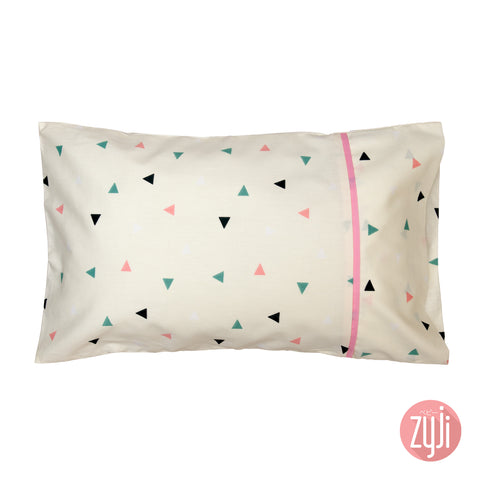 Sunburst Triangles Toddler Pillowcase