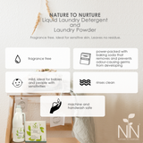 Nature to Nurture Free & Clear Liquid Laundry Detergent 800ml (refill pack)
