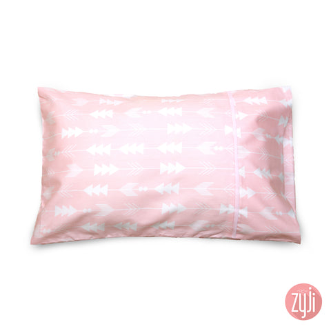 Triple Arrow Pink Toddler Pillowcase